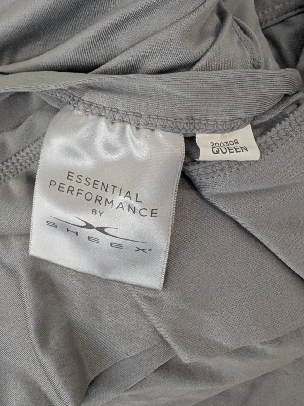 SHEEX Original Performance Cooling Sheets, Queen/Grey